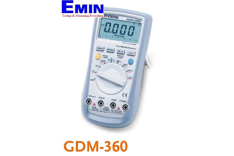 Đánh giá kỹ thuật đồng hồ vạn năng GW INSTEK GDM-360